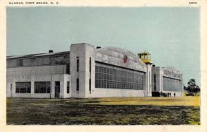 Fort Bragg North Carolina Airline Hangar Antique Postcard K78458