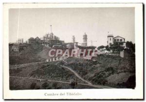 Postcard Modern Barcelona Cumbre del Tibidabo