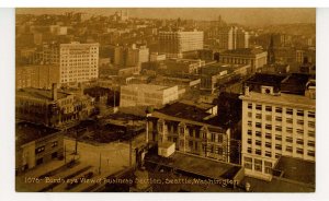 WA - Seattle. Bird's Eye View of Business Section