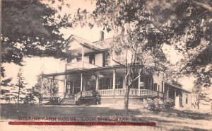 Wilkins Farm House Loch Sheldrake New York Postcard