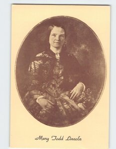 Postcard Mary Todd Lincoln Portrait