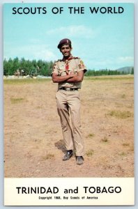 c1968 Trinidad & Tobago Scouts Of The World Boy Scouts Of America Youth Postcard