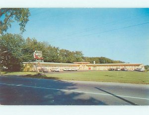 Unused Pre-1980 OLD CARS & SACO MOTEL Saco Maine ME n9676
