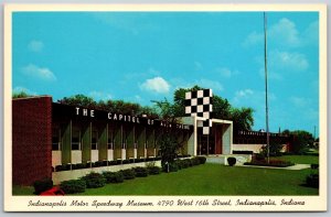 Vtg Indiana IN Indianapolis Motor Speedway Museum 1960s View Postcard