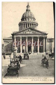 Old Postcard Paris Ve Pantheon built from 1764 to 1790 in terms of Soufflot