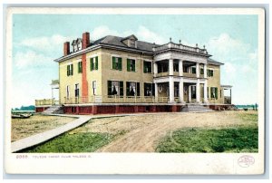 1909 Toledo Yacht Club Building Exterior Scene Toledo Ohio OH Posted Postcard