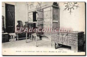 Old Postcard Noyon The Cathedral Treasury Room