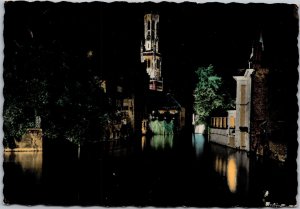 Postcard Belgium  Verlichtingen van Brugge Thr Rozenhoedkaai