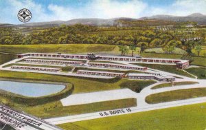 Holiday Motor Hotel West Pennsylvania Turnpike Mechanicsburg PA postcard