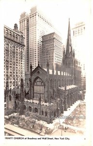 Trinity Church - New York City Postcards, New York NY Postcard