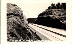 RPPC Rock Cut on Route 66 in Central Ozarks, MO Vintage Postcard K69