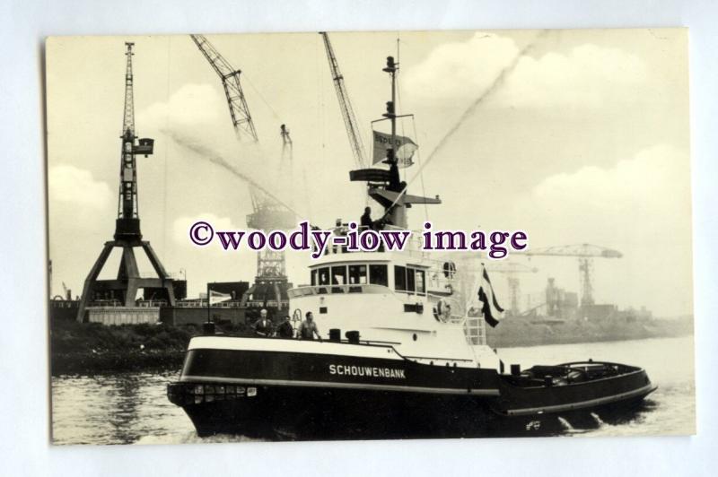 pf0307 - Dutch Tug - Schouwenbank , built 1960 renamed Astronoon - postcard 