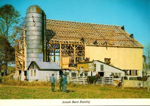 Pennsylvania Amish Country Amish Barn Raising