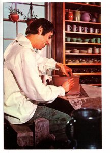 The Potter, Clay on Wheel, Greenfield Village, Dearborn, Michigan, Crafts