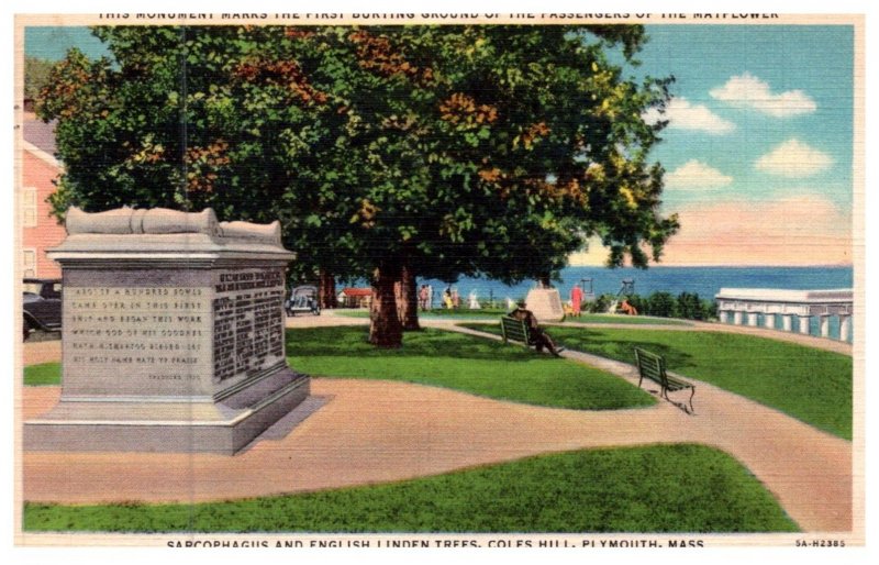 Massachusetts  Plymouth , Monument of passengerss o Mayflower