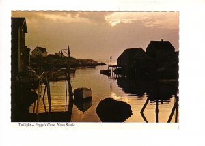 Twilight,  Peggy's Cove, Nova Scotia,