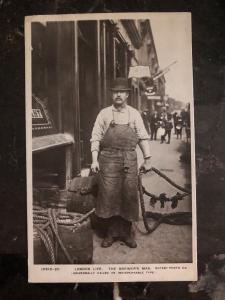 Mint England RPPC Postcard London Life The Brewers Man