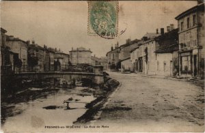 CPA Fresnes-en-woevre - La rue de metz (118851)