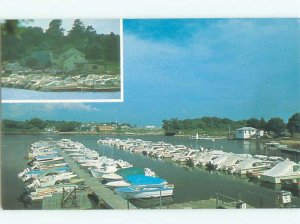 Pre-1980 PALMER COVE BOAT MARINA Noank by Mystic & Groton & Stonington CT AF3753