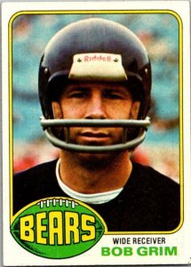 1976 Topps Football Card Bob Grim Chicago Bears sk4207