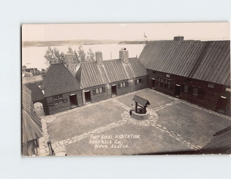 Postcard Port Royal Habitation, Annapolis County, Canada