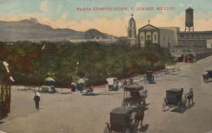 Postcard Plaza Constitucion Ciudad Juarez Mexico