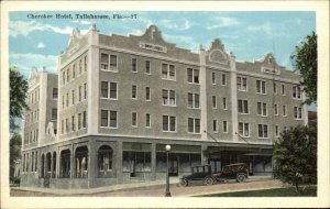 Tallahassee Florida FL Cherokee Hotel Vintage Postcard