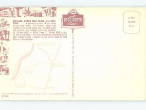 Unused Pre-1980 GULF STATE MILITARY PARK Port Gibson Mississippi MS d9213