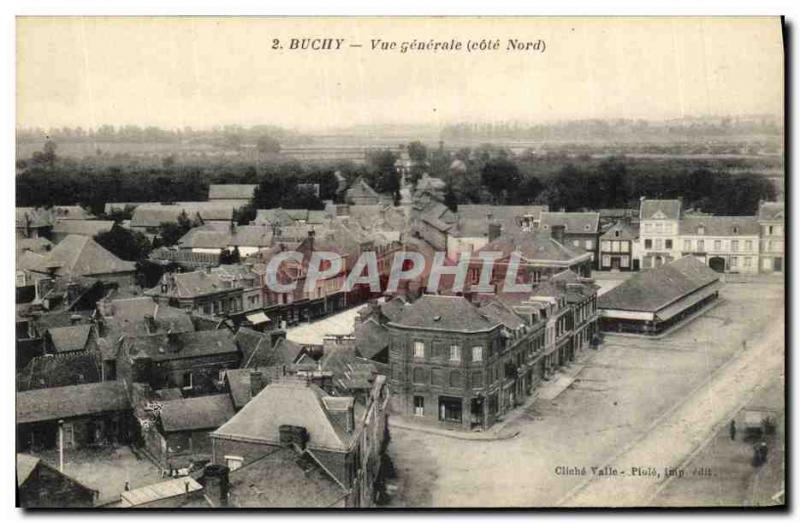 Postcard Old Buchy Vue Generale