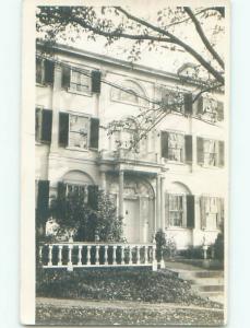 Pre-1949 rppc CARD WRITER SAYS THIS IS A WICASSET HOUSE Wiscasset Maine ME o1387