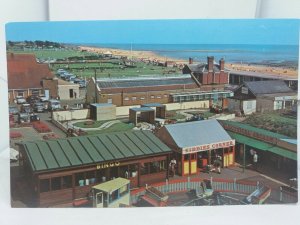 Vintage Postcard Amusement Park and Beach Littlehampton Sussex  c1970 Unused Vgc