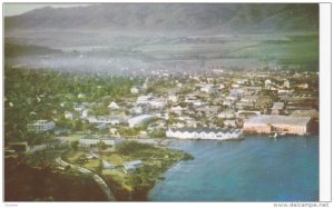 JAMAICA; Aerial View of Mantego Bay,  40-60s