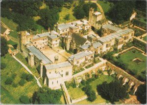 Derbyshire Postcard - Aerial View of Haddon Hall, Bakewell  RR23638