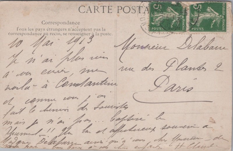 Algeria Constantine Gorges du Rhummel Vintage Postcard C309