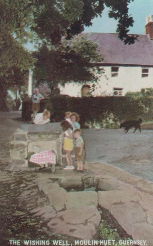 Guernsey The Wishing Well Moulin Huet Postcard
