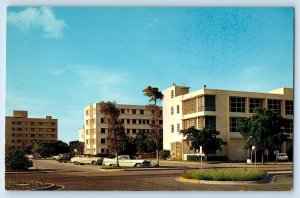 c1960 Miami Florida FL Vintage Postcard Jackson Memorial Hospital Building Park