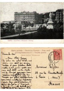 CPA AK NAPOLI Grand Hotel e Mon. a Thalberg ITALY (533461)