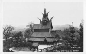 BR47404 Fantofi stavkirke ved bergen     Norway