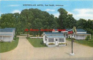 AR, Fort Smith, Arkansas, Western-Air Motel, Exterior View, Kropp Co No 29598N