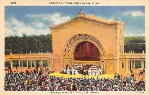 Largest Outdoor Organ in the World Balboa Park San Diego California  