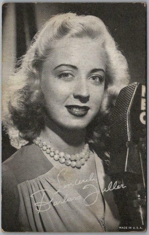 Vintage BARBRA FULLER Mutoscope Arcade Card NBC Radio Movie TV Actress c1940s | Topics - People ...