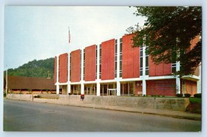 Bryson City North Carolina NC Postcard Post Office Court House Methodist Church