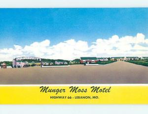 Unused Pre-1980 MOTEL SCENE Lebanon Missouri MO hk0525-25