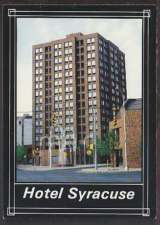 Hotel Syracuse Syracuse NY Postcard BIN 