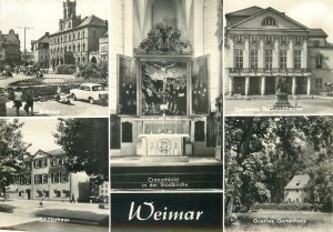 Postcard Germany Weimar multi view