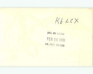 1969 vintage QSL CB HAM RADIO CARD Victoria AUSTRALIA s0379