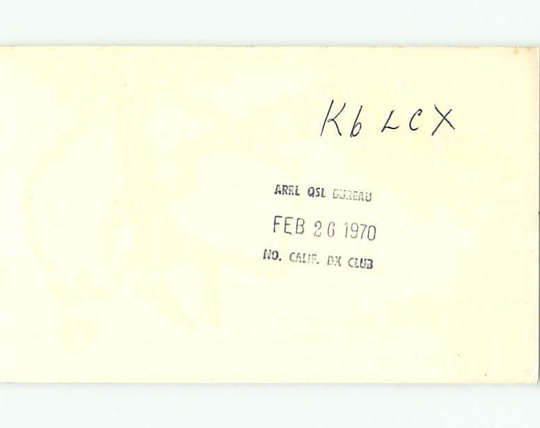 1969 vintage QSL CB HAM RADIO CARD Victoria AUSTRALIA s0379