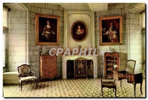 Postcard Modern Saumur Chateau Musee d & # 39Arts The living room decorative ...