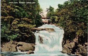 Jones Falls Rideau Lakes Ontario ON c1909 Smith Falls Duplex Cancel Postcard H29