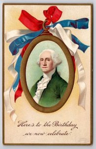 Ellen Clapsaddle George Washington Patriotic Birthday Greeting Postcard F31